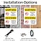 Signmission Weapon Free Campus Bilingual OSHA Security Notice Sign, Plastic, 7in W x 10in L, 2PK OS-2PACK-SN-P-710-L-11682 - alternate 3